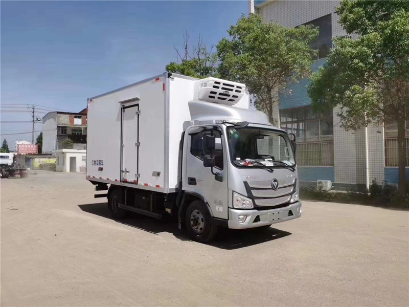福田欧马可蓝牌冷藏车