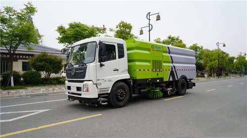 东风天锦洗扫车9立方水/7立方尘