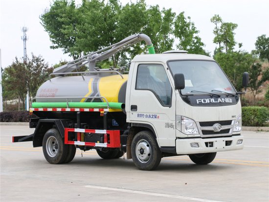 福田小卡之星3立方吸粪车