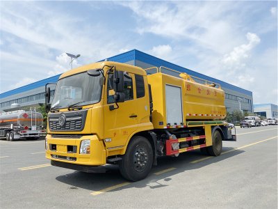 东风天锦15立方清洗吸污车