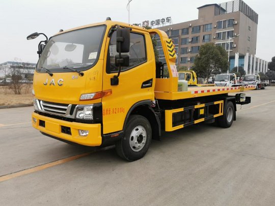 江淮V7黄牌一体板清障车