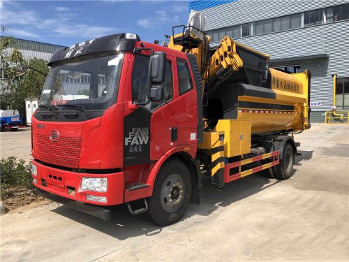 解放J6L/12方吊装压缩垃圾车