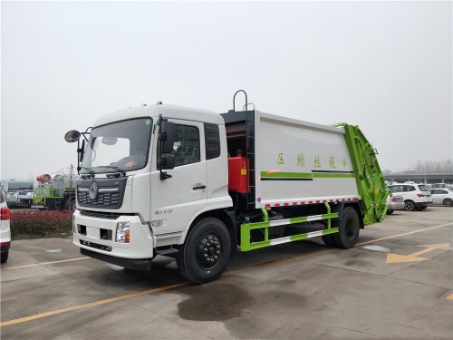 东风天锦14方压缩垃圾车
