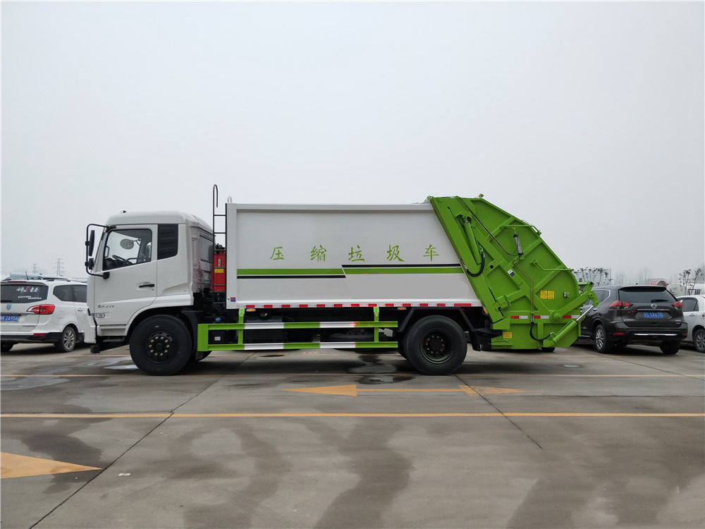 东风天锦14方压缩垃圾车